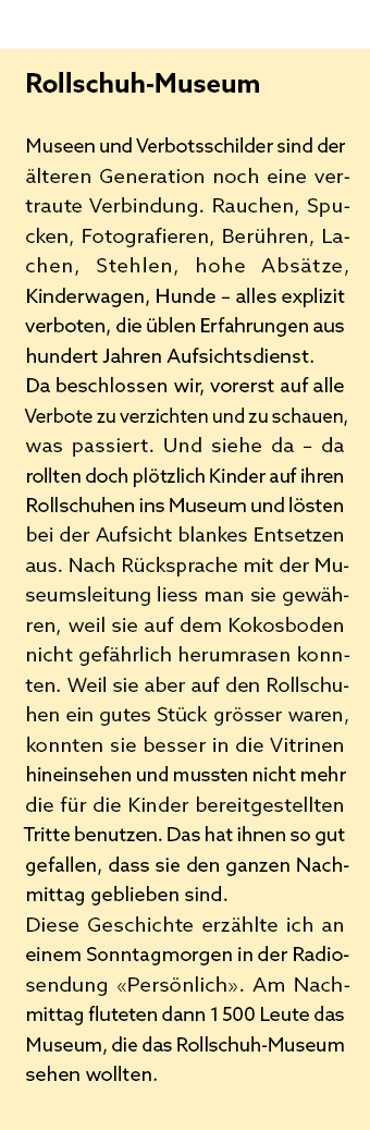Rollschuh Museum Museen und Verbotsschilder sind der lteren Generation noch eine vertraute Verbindung. Rauchen, Spuc...
