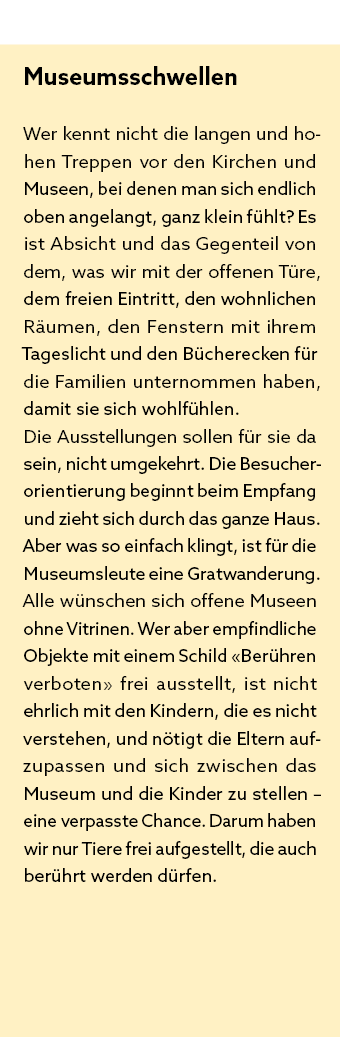 Museumsschwellen Wer kennt nicht die langen und hohen Treppen vor den Kirchen und Museen, bei denen man sich endlich ...