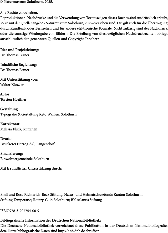 © Naturmuseum Solothurn, 2025. Alle Rechte vorbehalten. Reproduktionen, Nachdrucke und die Verwendung von Textausz ge...