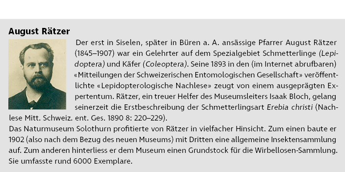 August R tzer ￼Der erst in Siselen, sp ter in B ren a. A. ans ssige Pfarrer August R tzer (1845–1907) war ein Gelehrt...